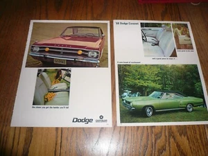 1968 Dodge Dart & Coronet Magazine Ads - Vintage - Picture 1 of 1