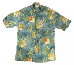 Campia Moda Camp Hawaii Style Hemd Herren L Pin Up Hula Girls Made in Korea - Bild 1 von 9