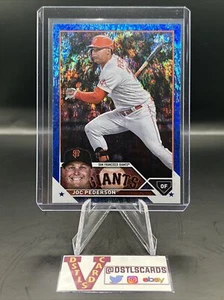 2023 Topps Series Two - JOC PEDERSON BLUE FOIL /999 #508 San Francisco Giants - Picture 1 of 4