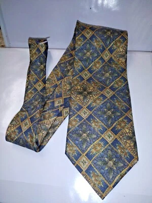 Corbata Basics by Croft & Barrow gris y tostada 100 % seda Foto 1 de 4