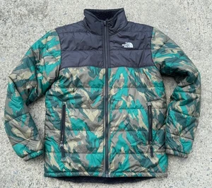 The North Face Mount Chimborazo Reversible Jacket Puffer Coat Youth Boys L/XL - Picture 1 of 6
