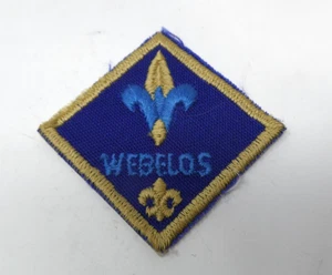 Webelos Cub Boy Scout BSA Official Current Rank Patch Plastic Back - Picture 1 of 2