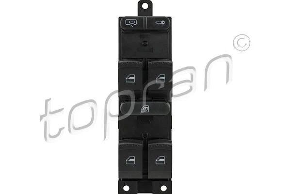 114 289 TOPRAN Switch, window regulator for SKODA - Image 1 of 1