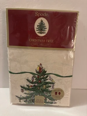 Spode Christmas Tree Ivory 60 X 120 Fabric Oblong Tablecloth NEW - Image 1 of 2