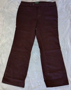 Ralph Lauren Adelle Pantalone Donna Taglia 12 Marrone - Foto 1 di 7
