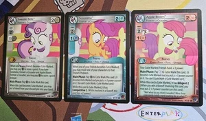 MLP CCG Marks In Time Super Rare Applebloom Scootaloo Sweetie Bell All The CMC! - Picture 1 of 4