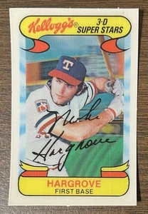 Tarjeta de béisbol Mike Hargrove 1978 Kellogg’s casi nueva # 56 Texas Rangers - Imagen 1 de 4