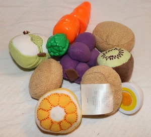 Mega HABA Obst Set aus Stoff, Weintrauben, Kartoffen, Kiwi, Apfel, Karotte - Bild 1 von 1