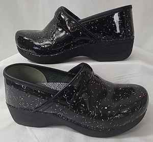 Zuecos de charol Dansko XP 2.0 Rainbow Flecks para mujer talla 6,5 - Imagen 1 de 5