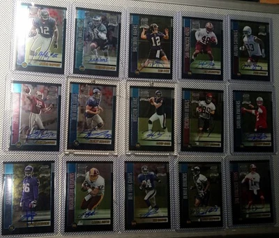 2002 Bowman Chrome Rookie Auto Near Set 25/30 Jeremy Shockey David Carr Mint! - Image 1 of 4
