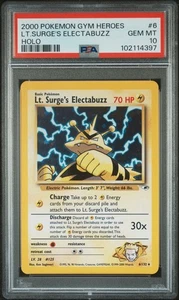Lt. Surge’s Electabuzz Holo Rare 6/132 2000 Pokemon Gym Heroes English WOTC - Picture 1 of 3