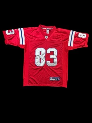Camiseta deportiva vintage Reebok On Field Wes Welker New England Patriots para hombre talla 48 Foto 1 de 4