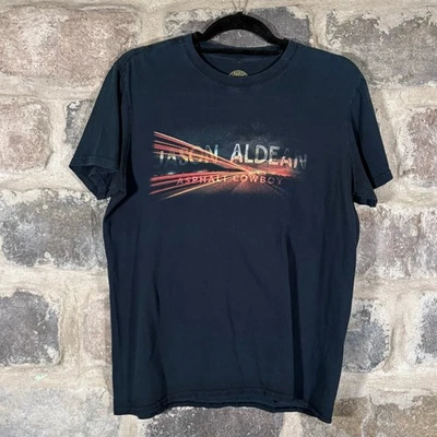 Camiseta Jason Aldean Asphalt Cowboy Tour Para Hombre M Negra Gráfica Música Country Foto 1 de 4