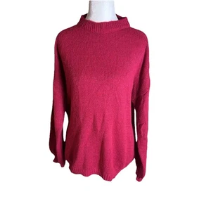 Neu mit Etikett Loggia de Tessitori hergestellt in Italien kuscheliger rosa Winterpullover mit Luftpolsterärmeln M - Bild 1 von 12