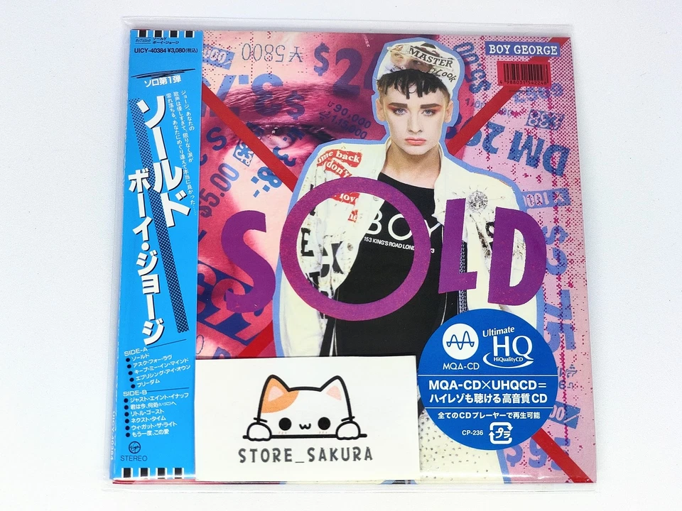Boy George SOLD +6 UHQ with Bonus Track From Japan CD 17tracks Music Foto 1 de 3