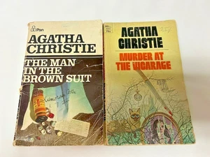 Agatha Christie - MAN IN THE BROWN SUIT & MURDER AT THE VICARAGE 2 Books - Bild 1 von 11