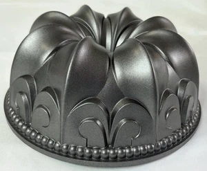 Nordic Ware Fleur de Lis Bundt Kuchenform Form Antihaft 9" Aluminiumguss 10 Tassen - Bild 1 von 11