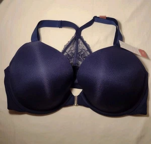 NEU Cacique BH 40DD Lane Bryant Boost Plunge Bügel dunkelblau - Bild 1 von 9