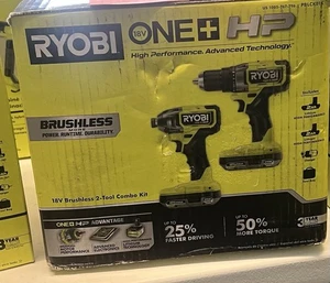 ONE+ HP 18V Brushless Cordless Compact 1/2 in. Drill and Impact Driver Kit - Picture 1 of 5