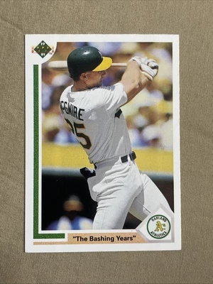 1991 Upper Deck - Mark McGwire #656 - Image 1 of 2