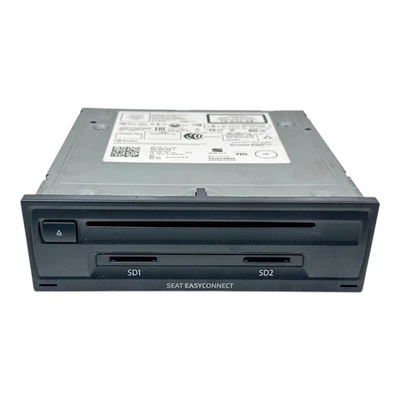 Steuergerät Radio Navigation SD CD Bluetooth Seat Ibiza 6J Leon 5F 5QA035846A - Bild 1 von 4