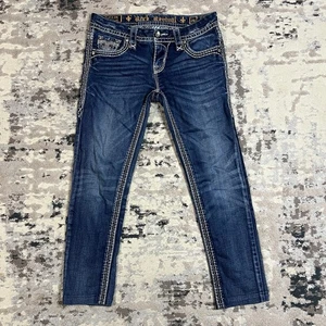 Rock Revival Damen Jeans "Dania" 26 gesäumt Easy Skinny Schnalle dicke Nähte - Bild 1 von 14