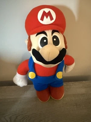 "Super Mario Peluche 12"" Nintendo Kellytoy 2002 De colección Raro Ojos Negros" Foto 1 de 4