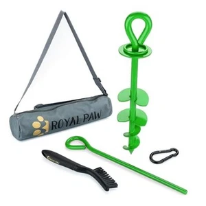 Dog Tie Out Stake - Heavy Duty Dog Stake for Large Dogs up to 210 lbs, Dog - Picture 1 of 7