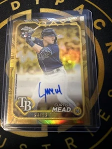 2024 Topps Gilded Collection Chrome Gold /99 Curtis Mead #CGA-CM Rookie Auto RC - Picture 1 of 2