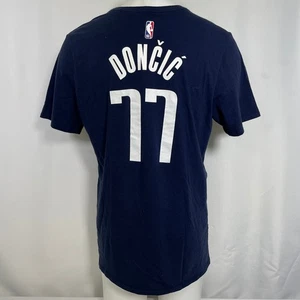 Luka Doncic #77 Dallas Mavericks NBA Nike Dri-Fit Navy Jersey T-Shirt Mens XL - Picture 1 of 16