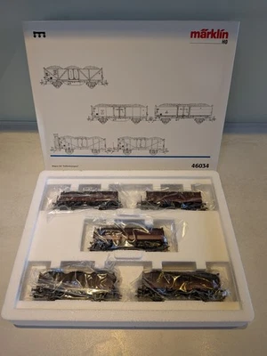 Märklin 46034 Wagen-Set Kohlentransport Epoche III 5-teilig - Bild 1 von 2