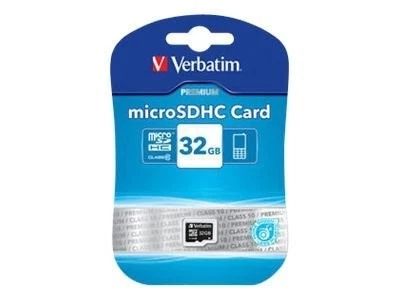 Verbatim Premium 32 GB MicroSDHC Classe 10 10 MB/s 10 MB/s Nero Class 10 44013 - Immagine 1 di 1