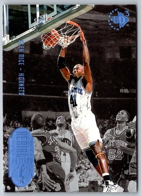 1996 Upper Deck UD3 Glen Rice #55 Charlotte Hornets Basketball Card - Image 1 of 2