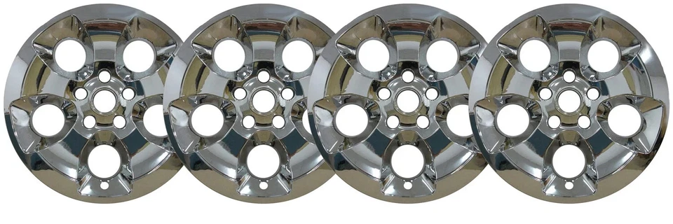 Se adapta a Jeep Wrangler 2013-2018 # 8911P-C 18" 5 radios cromados cubiertas de rueda juego nuevo/4 Foto 1 de 2