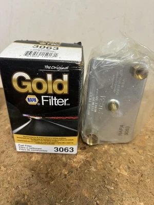 Filtro de combustible Napa Gold 3063 igual que WIX 33063, 1492513, BF806, P550888, FF236 Foto 1 de 3