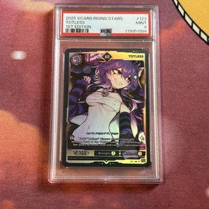PSA 9 Vcard Totless #123, Rising Stars, 1ª Edición 10 Holo - Imagen 1 de 3