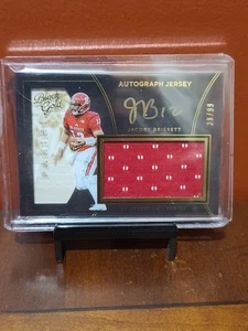 2016 Black Gold Collegiate Auto Jersey /99 Jacoby Brissett #54 Rookie RC - Picture 1 of 3