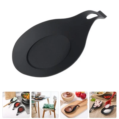 Spoon Rest Silicone Spoon Holder Spatula Rest Utensil Rest for Kitchen Counter - Image 1 of 4