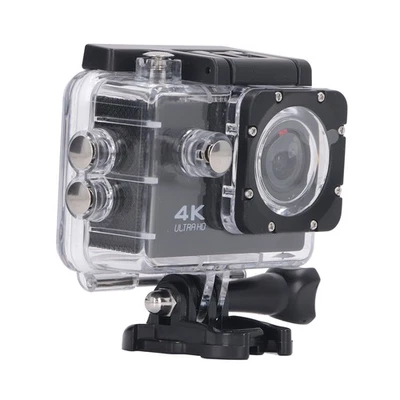 Outdoor Sports Camera 4K Wifi ABS Waterproof High Definition Black Action Came - Image 1 of 4