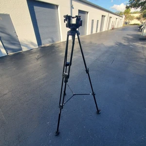 Manfrotto 504HD Kopf & 546B Profi Stativ Konvolut Fotografie BESCHREIBUNG LESEN - Bild 1 von 17