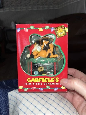 Garfield's Trim A Tree Ornament 1996 Vintage "Garfield the Teacher" Nuevo en caja  Foto 1 de 4