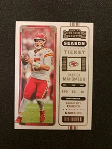 Panini Contenders Football 2022 Patrick Mahomes II Chiefs #58 NFL Trading Card - Bild 1 von 1