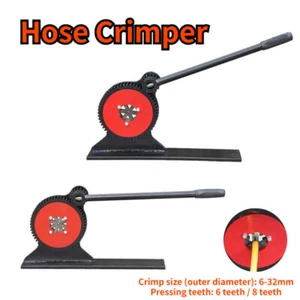 Manual Benchtop Hydraulic Crimping Machine Tube Jack Gear Hose Crimper 6-32mm - Picture 1 of 8