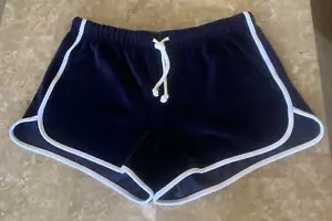 Armadio Shorts Damen klein marineblau Samt sportlich Booty kurze Shorts - Bild 1 von 8