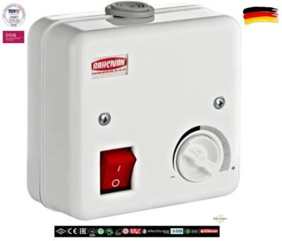 BNG SYSTEMS 5 A Drehzahlregler Regler Drehzahlsteuerung für Wand Fenster Ventilator Lüfter