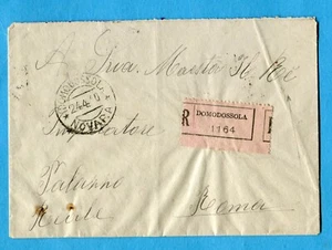1940 RACCOMANDATA "A SUA MAESTA' IL RE IMPERATORE" corrispondenza al RE (273032) - Picture 1 of 2