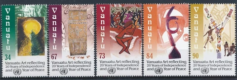 [BIN12278] Vanuatu 2000 Independence good set of stamps very fine MNH Cover