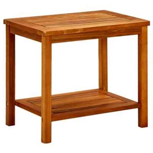 vidaXL Coffee Table 50x35x45 cm Solid Acacia Wood - Picture 1 of 7