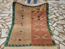 Anatolian symbols Göbekli Tepe,Antique handwoven turkish tapestry