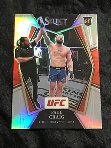 PAUL CRAIG #99  - 2022 PANINI SELECT UFC - ROOKIE RC - SILVER PREMIER LEVEL SP - Picture 1 of 2